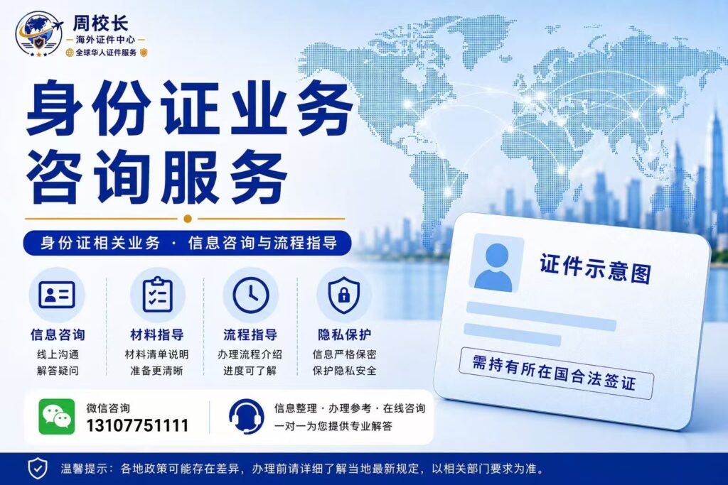 人在国外,身份证换证指南